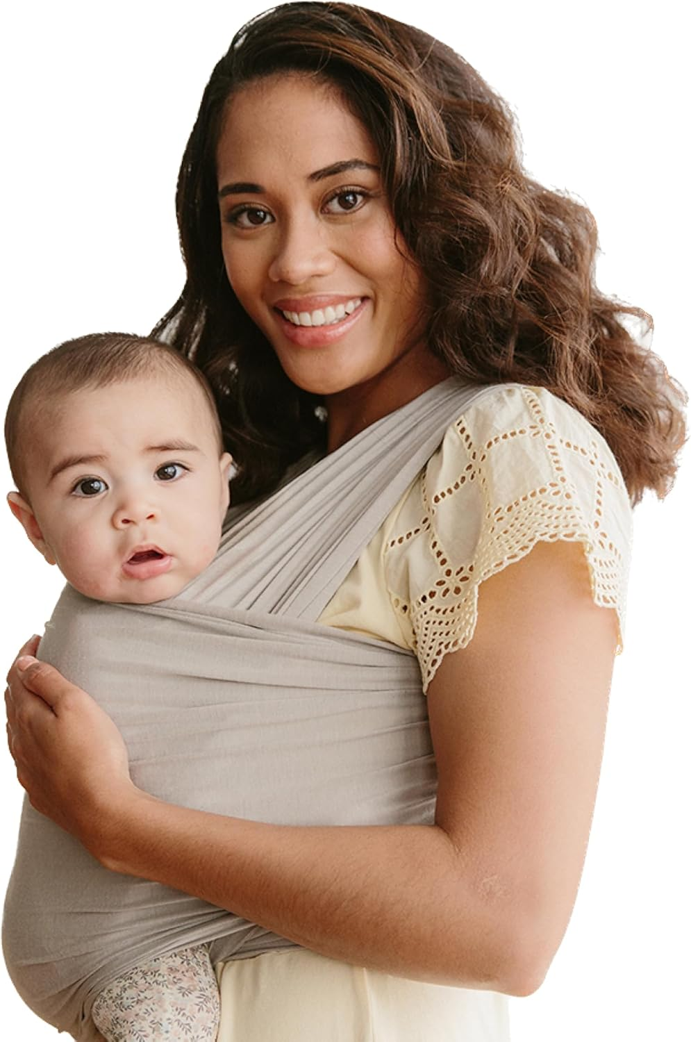 Solly Baby Wrap Carrier - Lightweight Baby Carrier - Newborn Baby Essentials - for Newborn, Infants and Baby 8-25 Lbs. Spelt image number 1