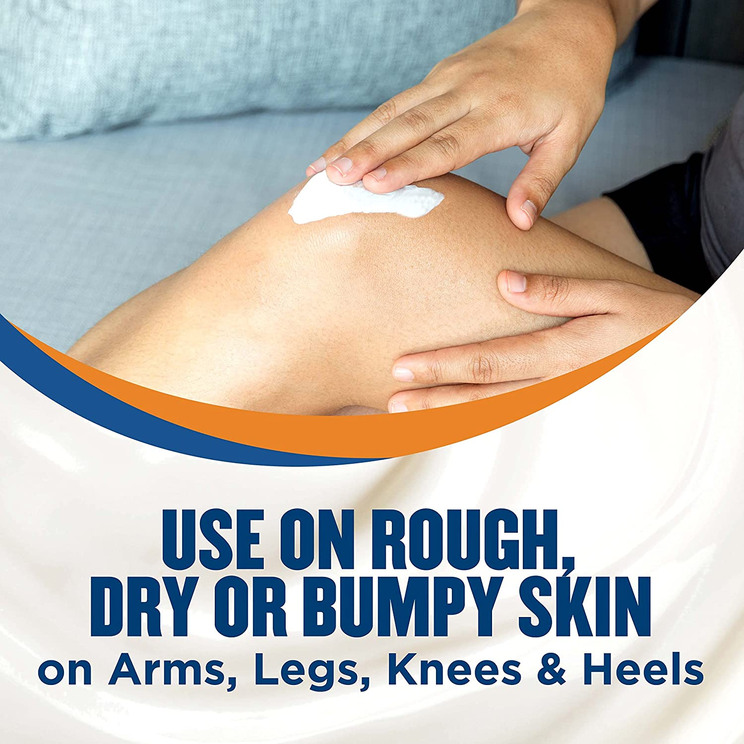 Gold Bond Rough & Bumpy Skin Cream 8 Oz., Daily Therapy Cream with 8 Intensive Moisturizes