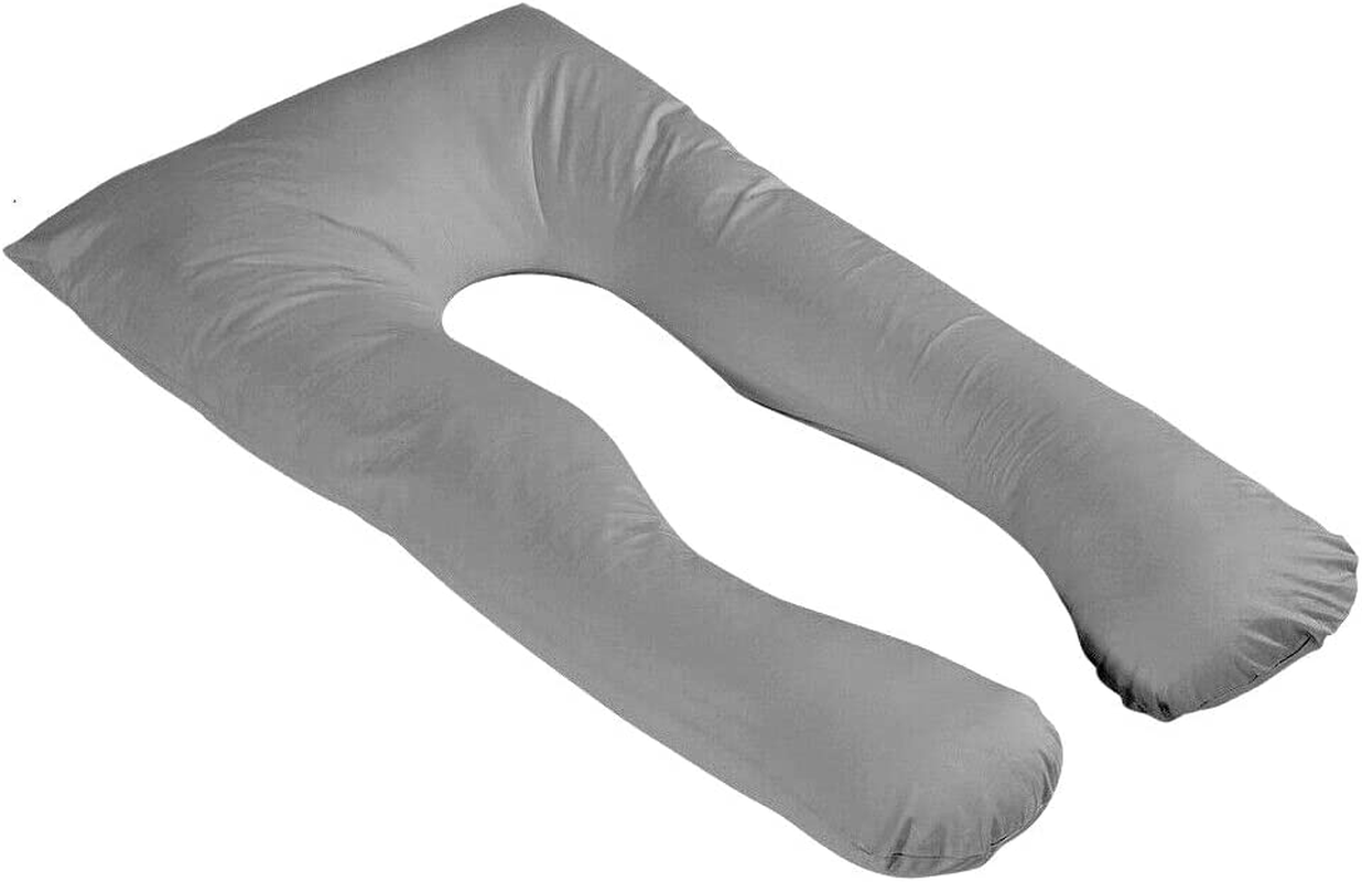 Large Size Maternity Pregnancy Nursing Sleeping Body Boyfriend Pillow/Pillow Case-80 X 140Cm (Gray) image number 4