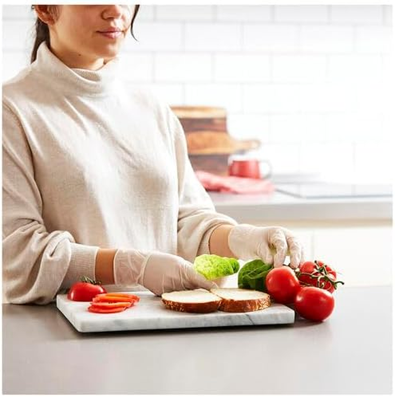 Vileda Ansell Handy Clean Disposable Latex Gloves | Powder Free | Sensitive Touch | Multi-Purpose Disposable Gloves - Perfect for Safe, Hygienic and Versatile Use | Box of 100 | Size Medium/Large