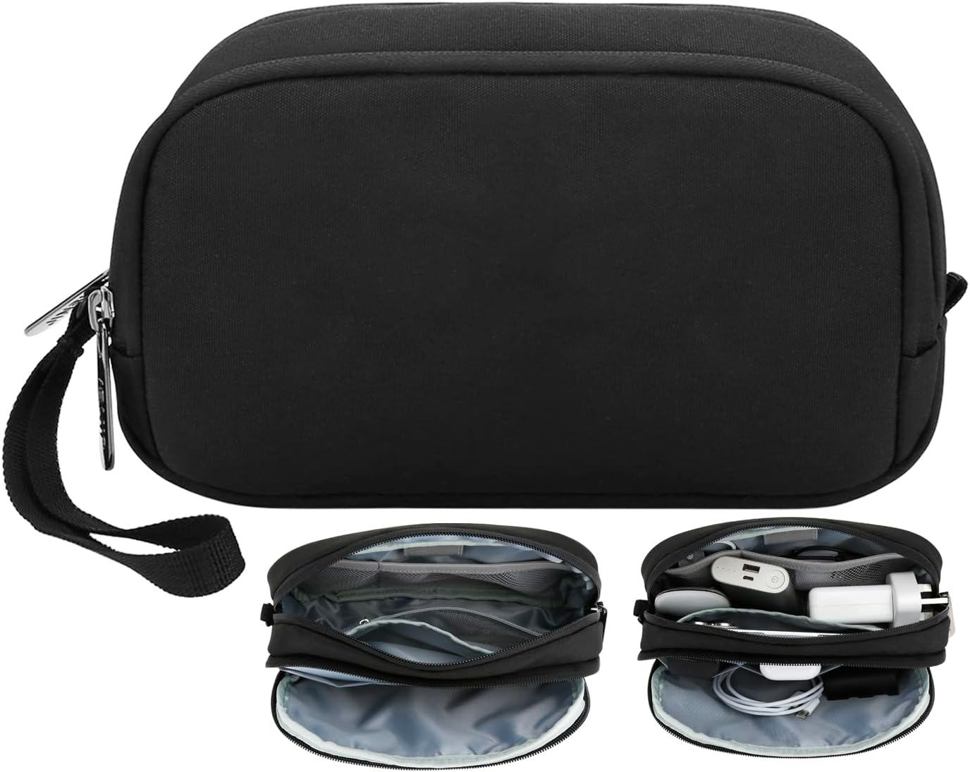 DOB SECHS Cable Bag Accessory Bag, Cable Organiser Travel Electronics Bag Tech Pouch Cable Bag for Hard Drive, Laptop Accessories, Charging Plug, Power Bank, Charging Cable, Mouse, Travel Gadgets, image number 3