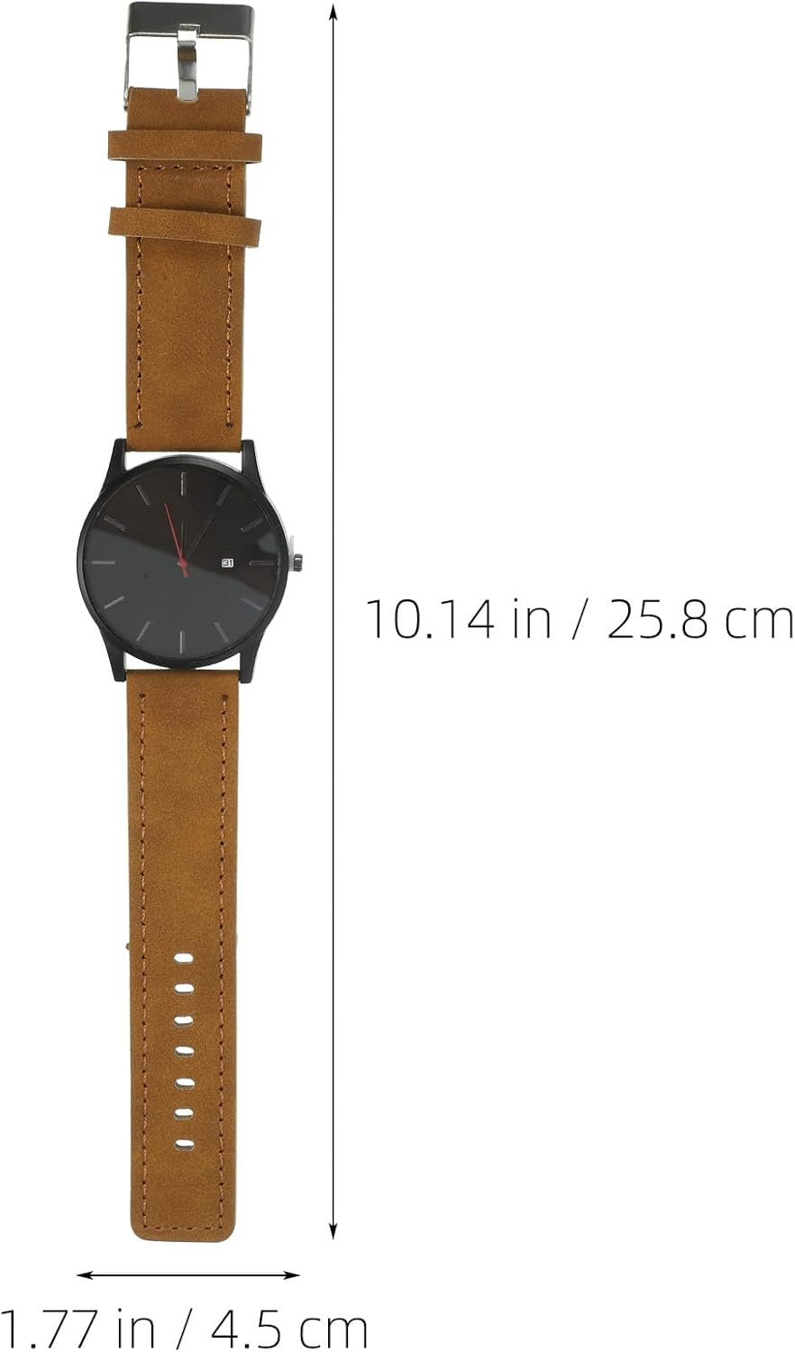 Gatuida 2Pcs Watch Calendar Woman Simple Clasp Material: Stainless Steel image number 3