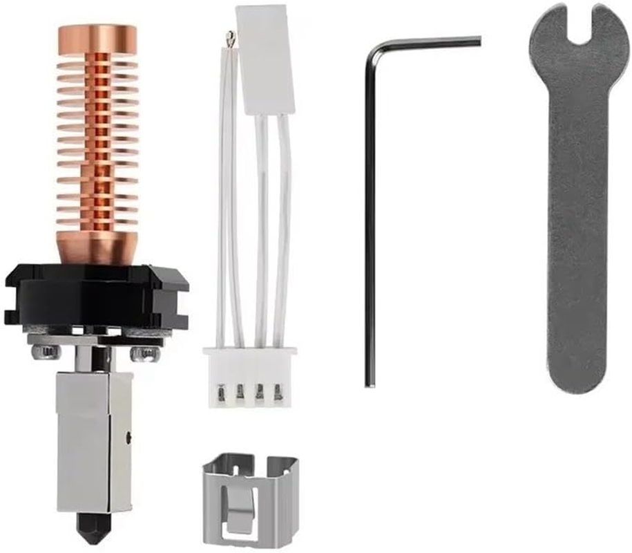 Adventurer 5M Ceramic Heating Block Kit,Ad5M Upgrade One-Piece Ceramic Quick-Release Hot End for Flashforge Abenteurer 5M/5M Pro Extruder Hot End Kit Replacement Accessories