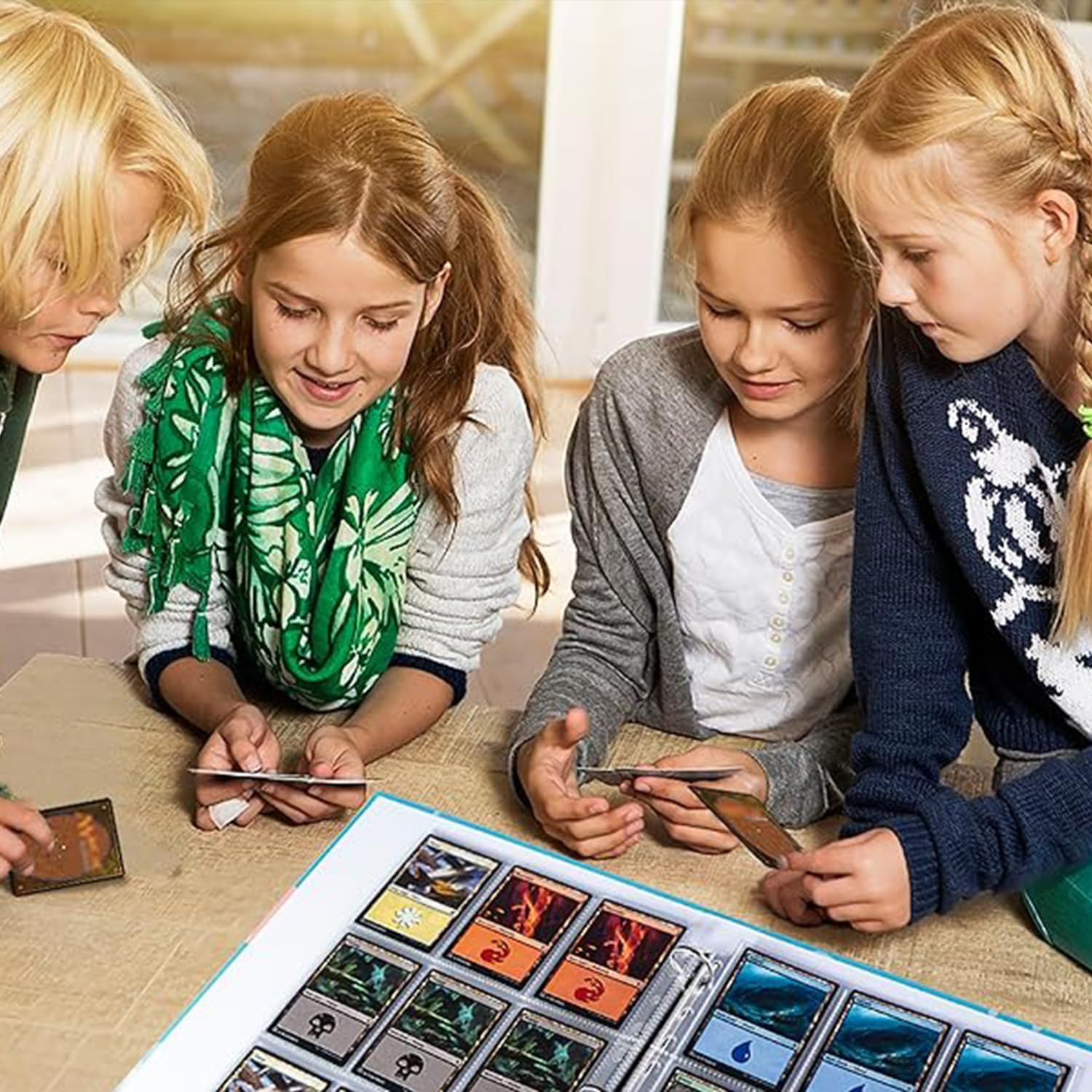 50 Pack 9 Pocket Trading Card Sleeves Pages &ndash; Premium Protector Sheets for Sport Cards & Kpop Photocards | Fits 3-Ring Binder | Game Cards, Coupons Holder (Durable & Clear) image number 6