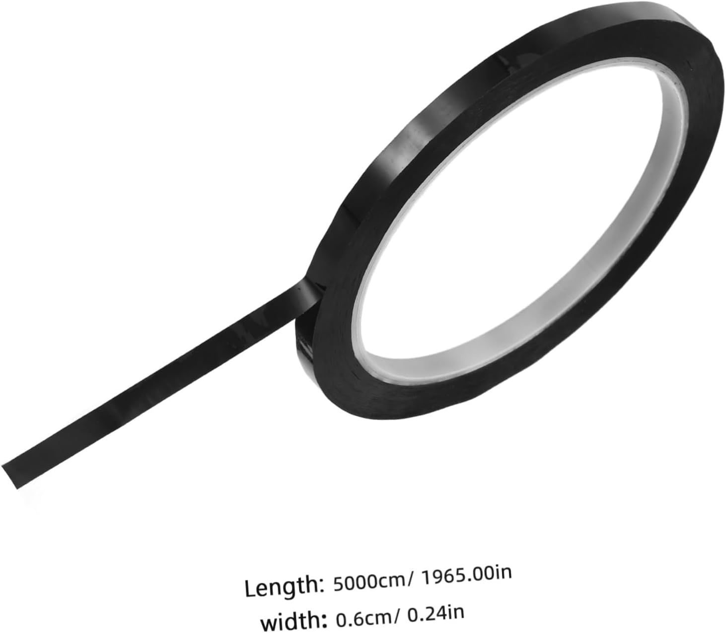 SHOWERORO 10Pcs Whiteboard Pinstripe Tape Adhesive Strips Non Marking Thin Washi Board Tape for Charts Mirror Craft Car Striping image number 2