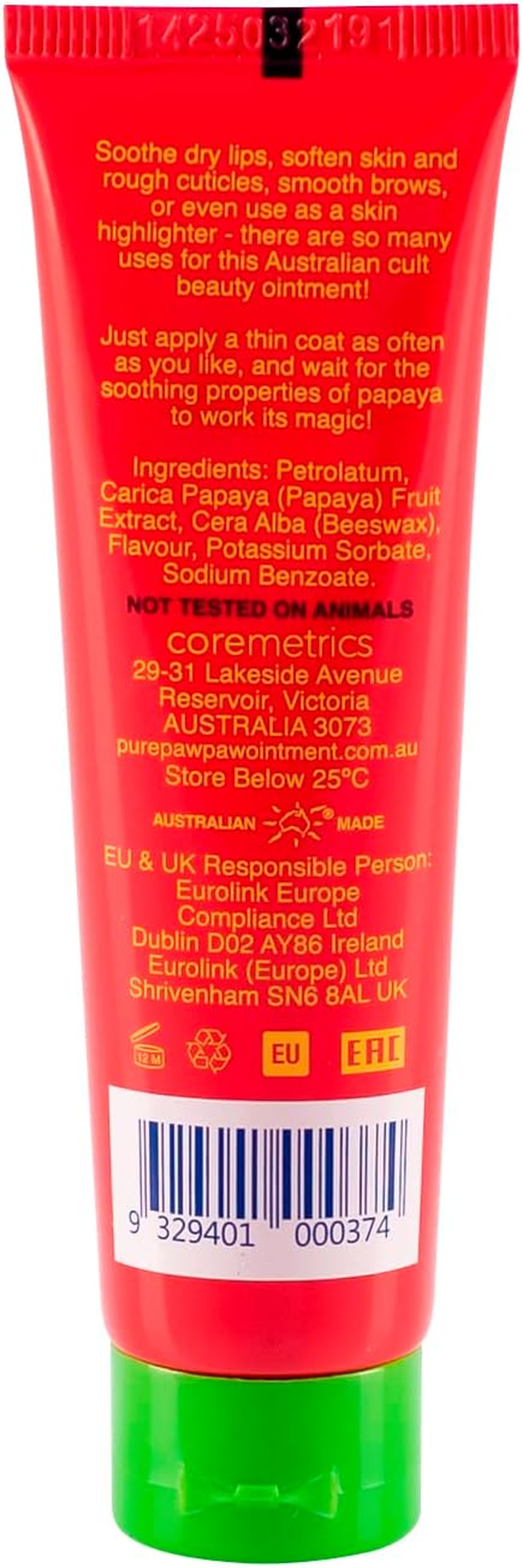 Pure Paw Paw Australian Ointment with Cherry to Smooth and Soothe, Suitable for Lips, All Skin Types and Makeup 25G image number 2