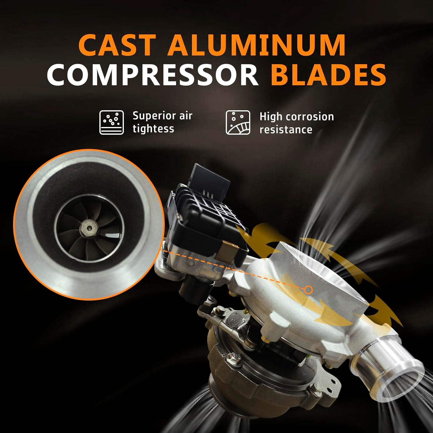 GTB1749VK Complete Turbo Turbocharger Compatible with Land Rover Defender 90/110/130 TD4 2.2L 2012 image number 4