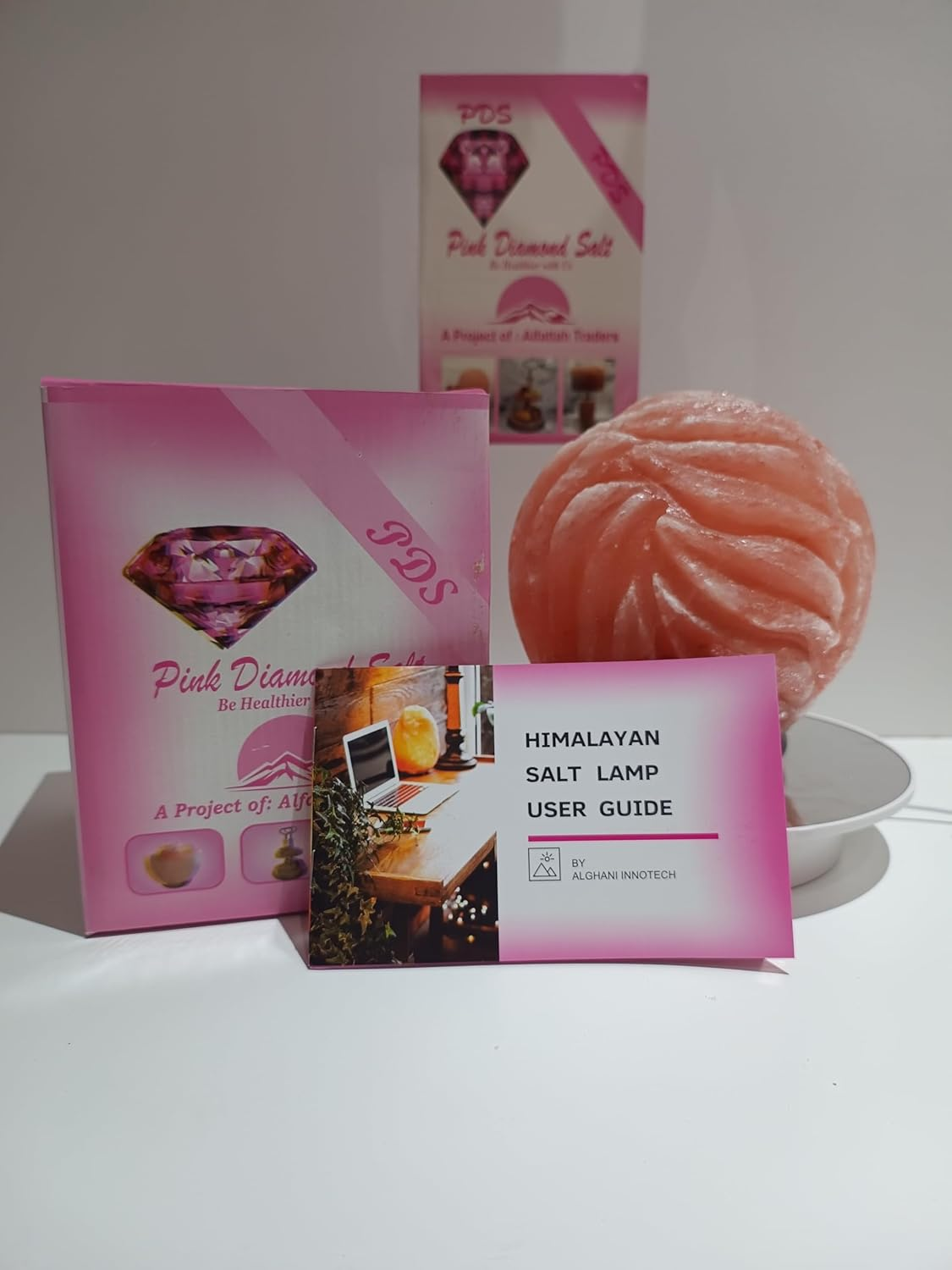 3.5 KG Premium Himalayan Flower Crystal Salt Lamp 100% Authentic, Handcrafted from the Foothills of the Himalayas Beautifully Hand Craft Comes with Complete Electric Fitting &ndash; Quality Guaranteed image number 4