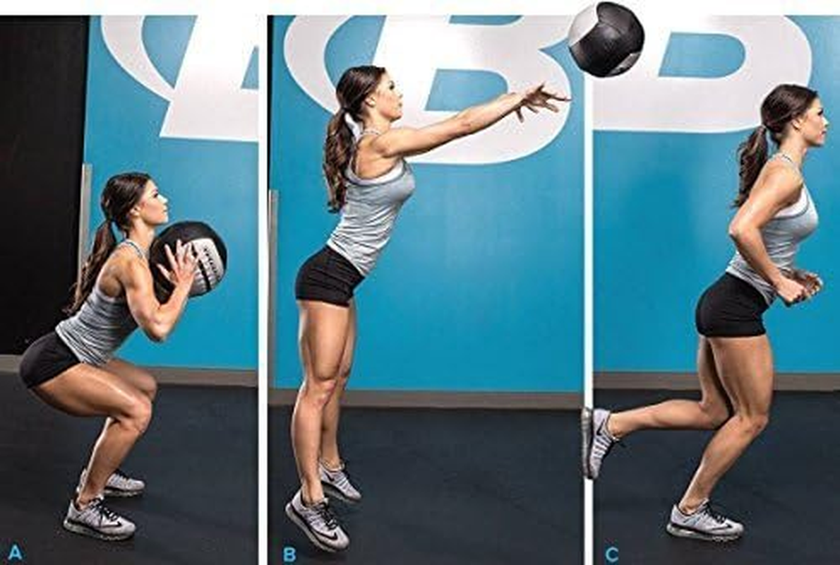 HCE Medicine Ball 1Kg to 10Kg Fitness Balls Weighted Gym Exercise Ball, Anti-Slip Rubber Med Ball MB Crossfit, Yoga, Pilates Therapy Ball image number 1