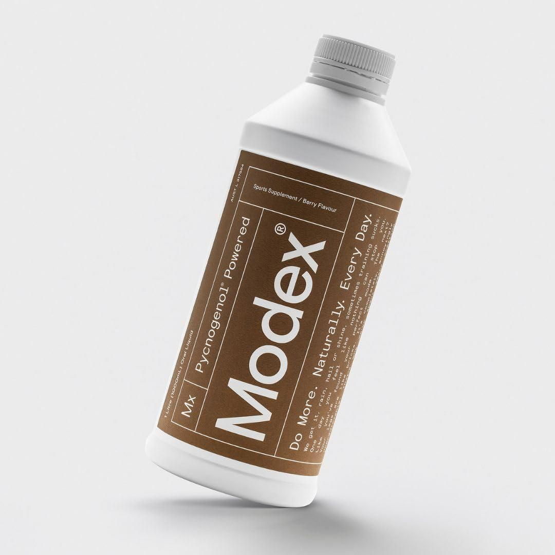 Modex Energy Supplement - Pycnogenol French Maritime Pine Bark Extract, Improve Performance & Endurance, Blood Circulation, Focus & Concentration, Immune System, 1 Litre image number 6