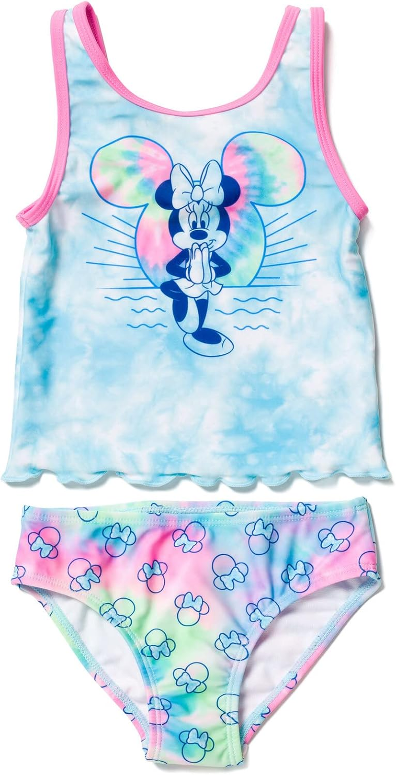 Disney Minnie Mouse Racerback Tankini Top and Bikini Bottom Swim Set Infant to Big Kid