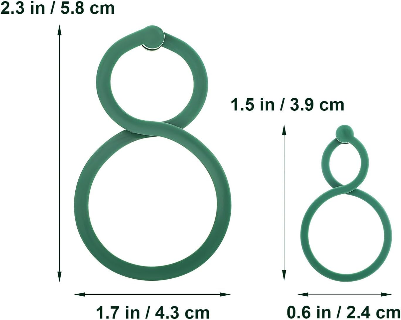 POPETPOP 100Pcs Plant Support Clips Gardening Buckle Buckles for Securing Plants Garden Clips for Tomatoes image number 4