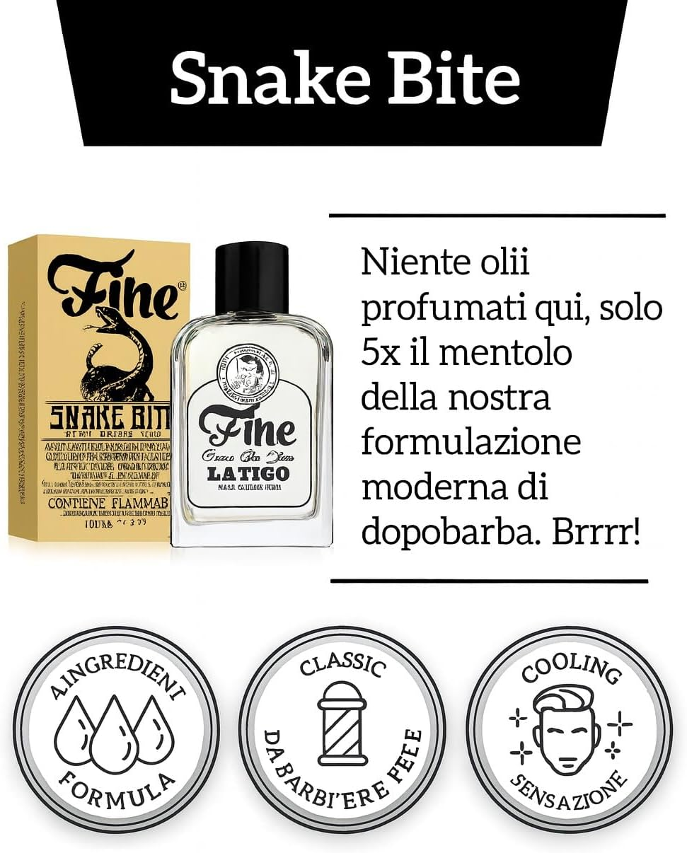 Fine Accoutrements Aftershave Snake Bite, 100 Ml image number 1