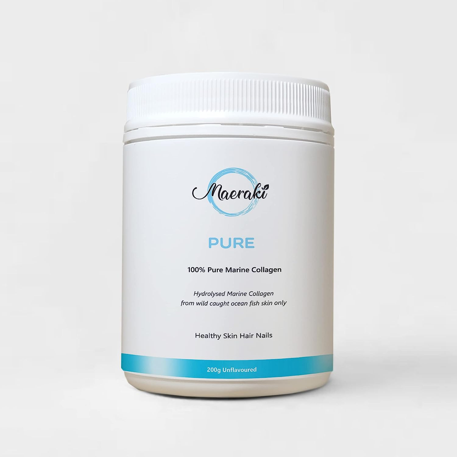 Pure Hydrolysed Marine Collagen Made from 100% Wild Caught Fish Skin Only, Marine Stewardship Council (MSC) Certified, Highly Bioavailable to Support Healthy Skin, Hair and Nails (25 Serves)