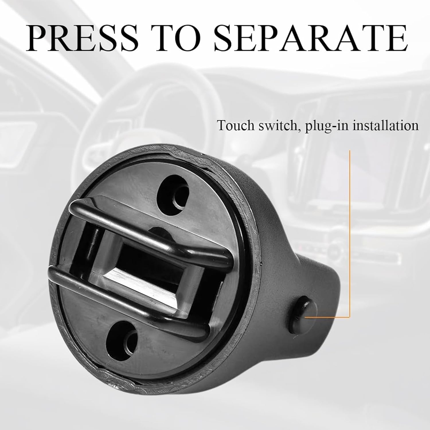 Ignition Key Knob Push Turn Switch,Lgnition Key Knob Push Turn Switch & Insert Set Compatible with Mitsubishi Lancer 2008-2017 Outlander 2007-2013 4408A167 4408A031-Keyless Start Ignition Button