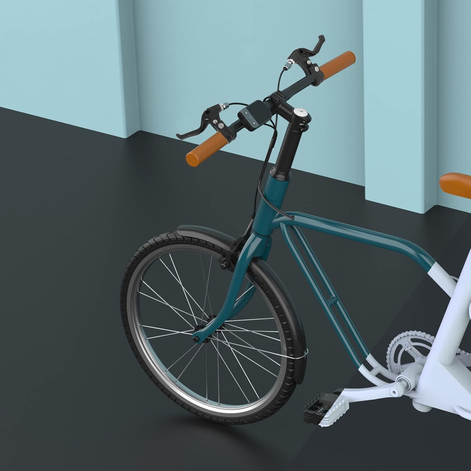 Homoyoyo 1 Pair of Bike Brake Lever Handle Universal Kids Bike Cycling Brake Level Handles Handlebar Bicycle Accessories for Mountain Bike Road Bicycle(Rosy) - Rosy image number 4