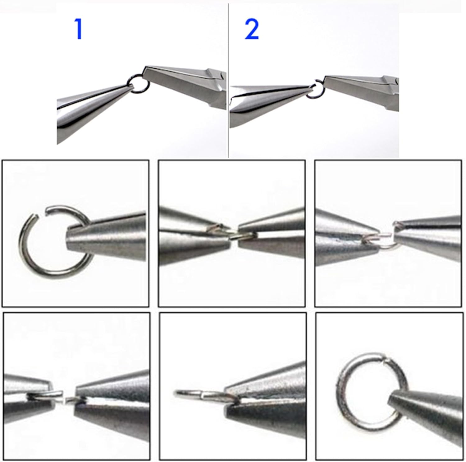 200 PCS Open Jump Rings 5Mm X 0.7Mm Stainless Steel Open Jump Rings Connectors Jewelry Findings (Gold) image number 3