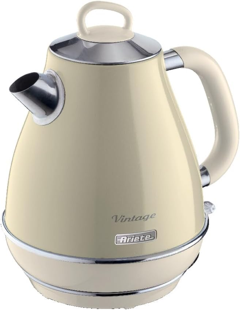 Ariete Vintage Series Electric Kettle 1.7L - Beige