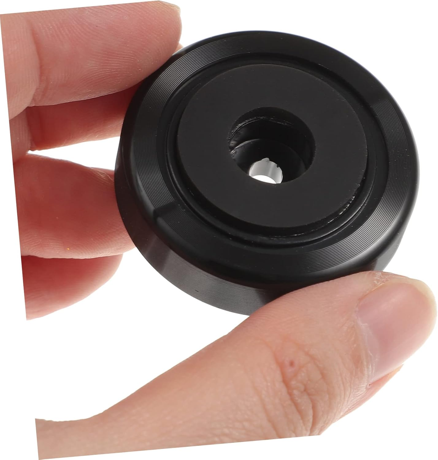 ELAYARD 4Pcs Speaker Isolation Pads and Spikes Set for Hifi Audio Equipment, Metal Shock Absorbing Feet 40X12Mm Black, Subwoofer and Turntable Vibration Dampers for Home Audio Systems image number 4