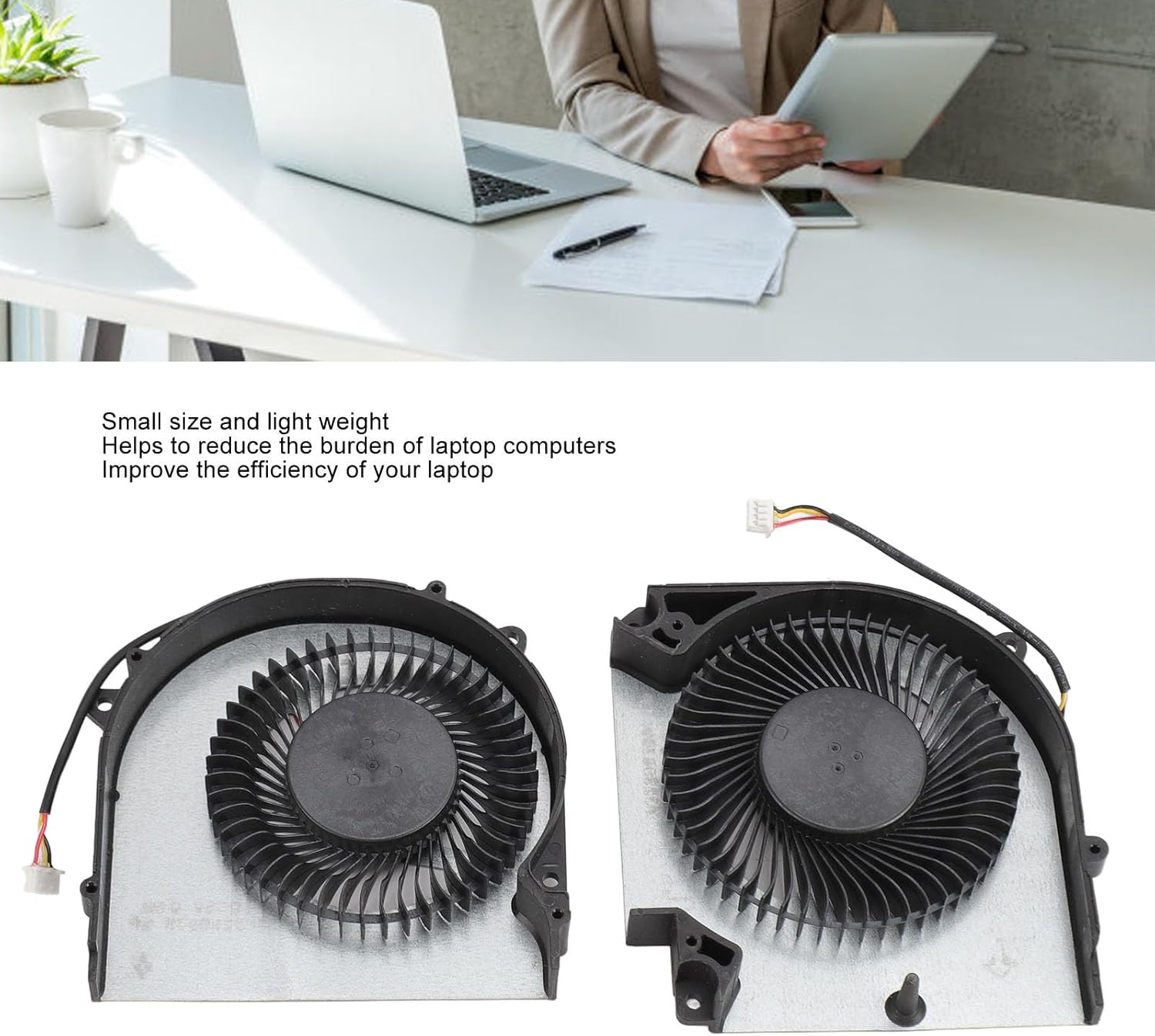 CPU GPU Cooling Fan Replacement, Laptop Cooling Fan, Laptop Cooler for Gaming G5 G7 MD GD KC FLHF DFS5K221153711 DFS5M325063B1N