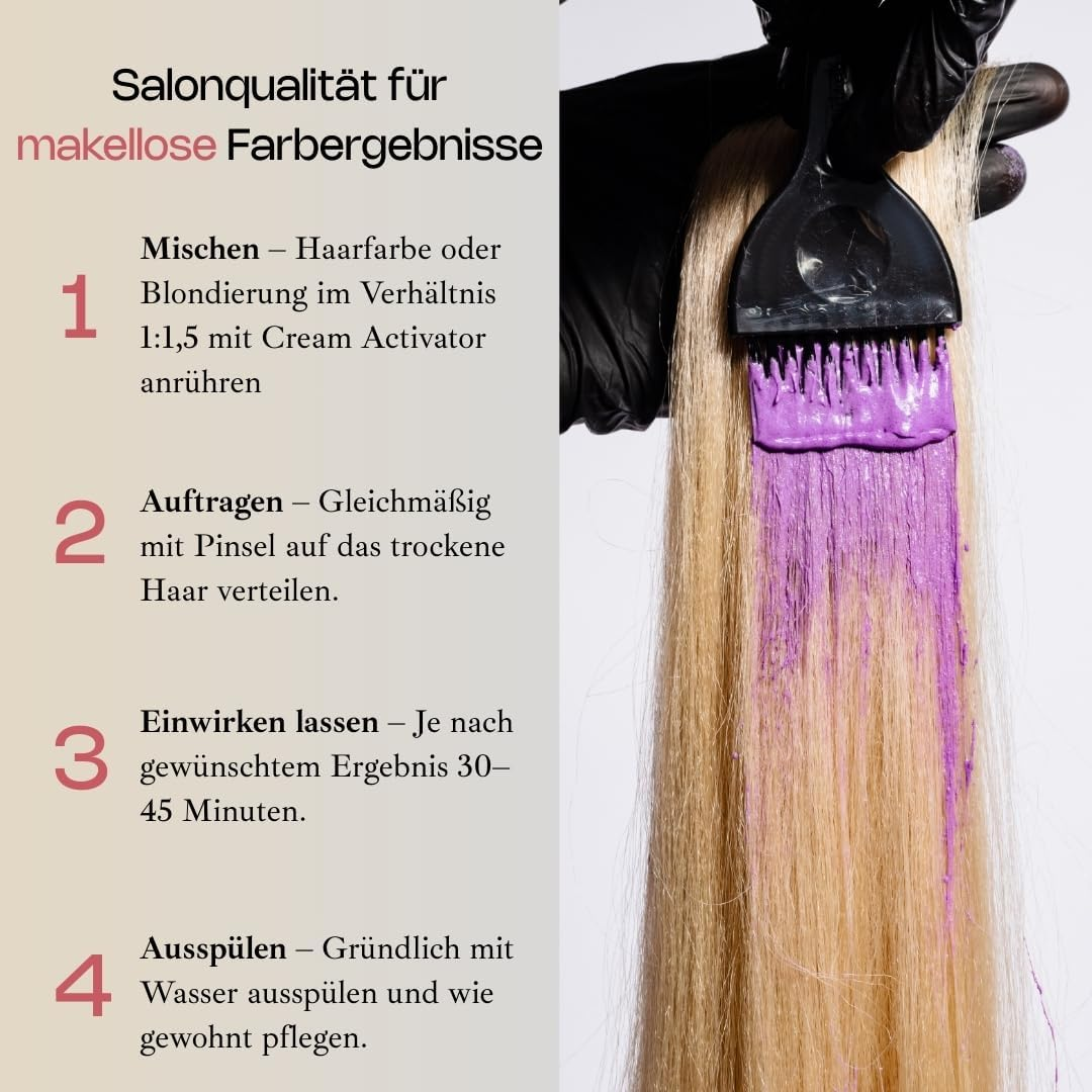 Raywell Cream Activator 3% 1000 Ml | Oxidant for Hair Colour & Tint | Easy to Use & Perfect Hold | Developer for Even, Long-Lasting Colour Results in Salon Quality (3%) image number 3