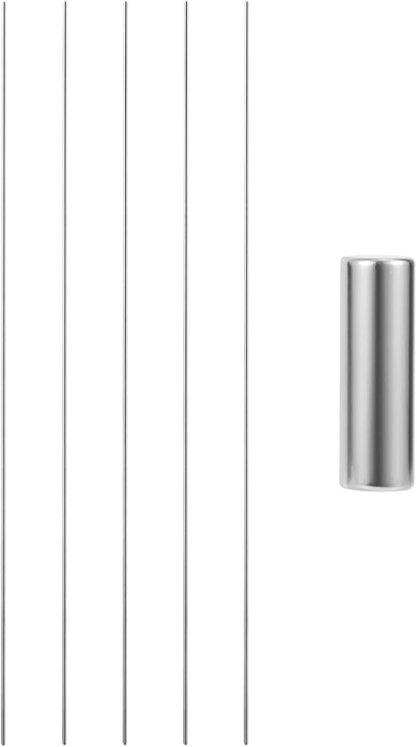 Gosknor Cat Eye Magnet for Nails, 0.95In Double Head Nail Magnet Gel Polish Magnetic Stick Nails Design Tool with Metal Wires for Home DIY Salon Studio Manicure image number 1