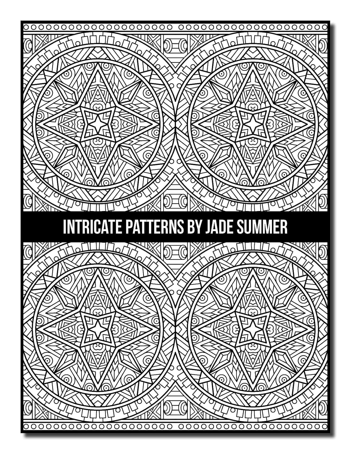 Intricate Patterns: an Adult Coloring Book with 50 Detailed Pattern Designs for Relaxation and Stress Relief image number 3