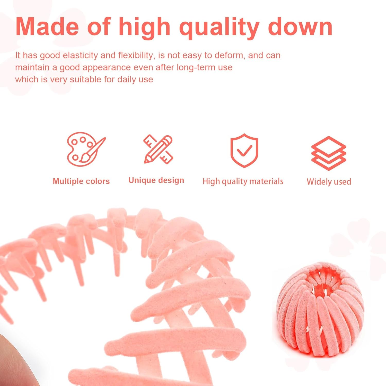 DEANKEJI Bird Nest Hair Clips, Pack of 7 Bird Nest Hair Clips, Mixed Colour, Hair Clips, Women'S Adjustable Size Updo Hairstyles, Aid for High Ponytail, Curly Hair, Long Hair