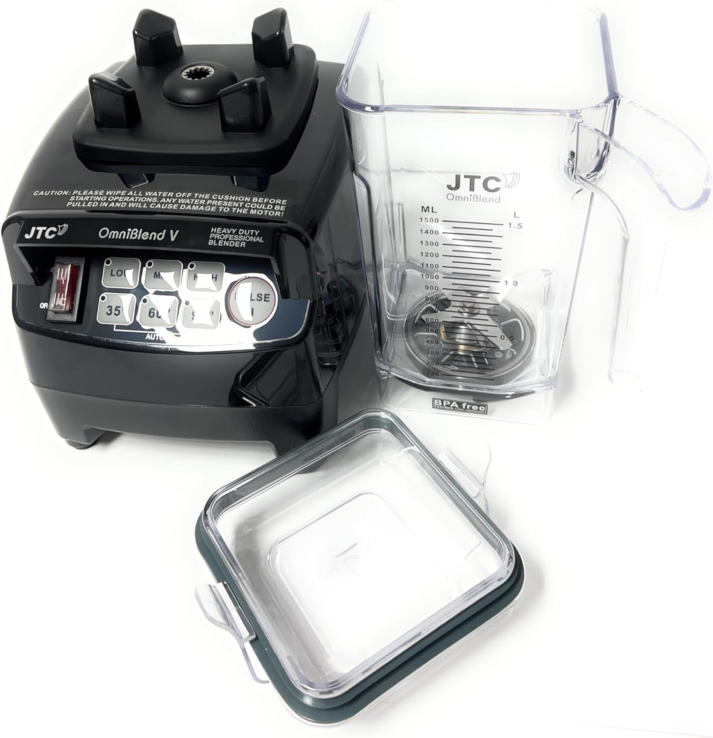 Genuine JTC Omniblend V Heavy Duty Professional Blender, Bpa-Free, 1.5L Jug D Capacity, Multiple Speed Settings 7 Year Warranty by JTC Omniblend image number 2