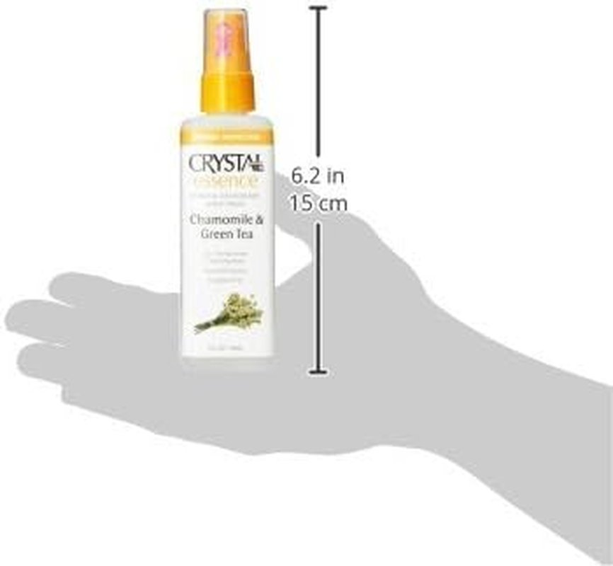 Crystal Essence Mineral Deodorant Spray, Chamomile and Green Tea, 118Ml image number 4