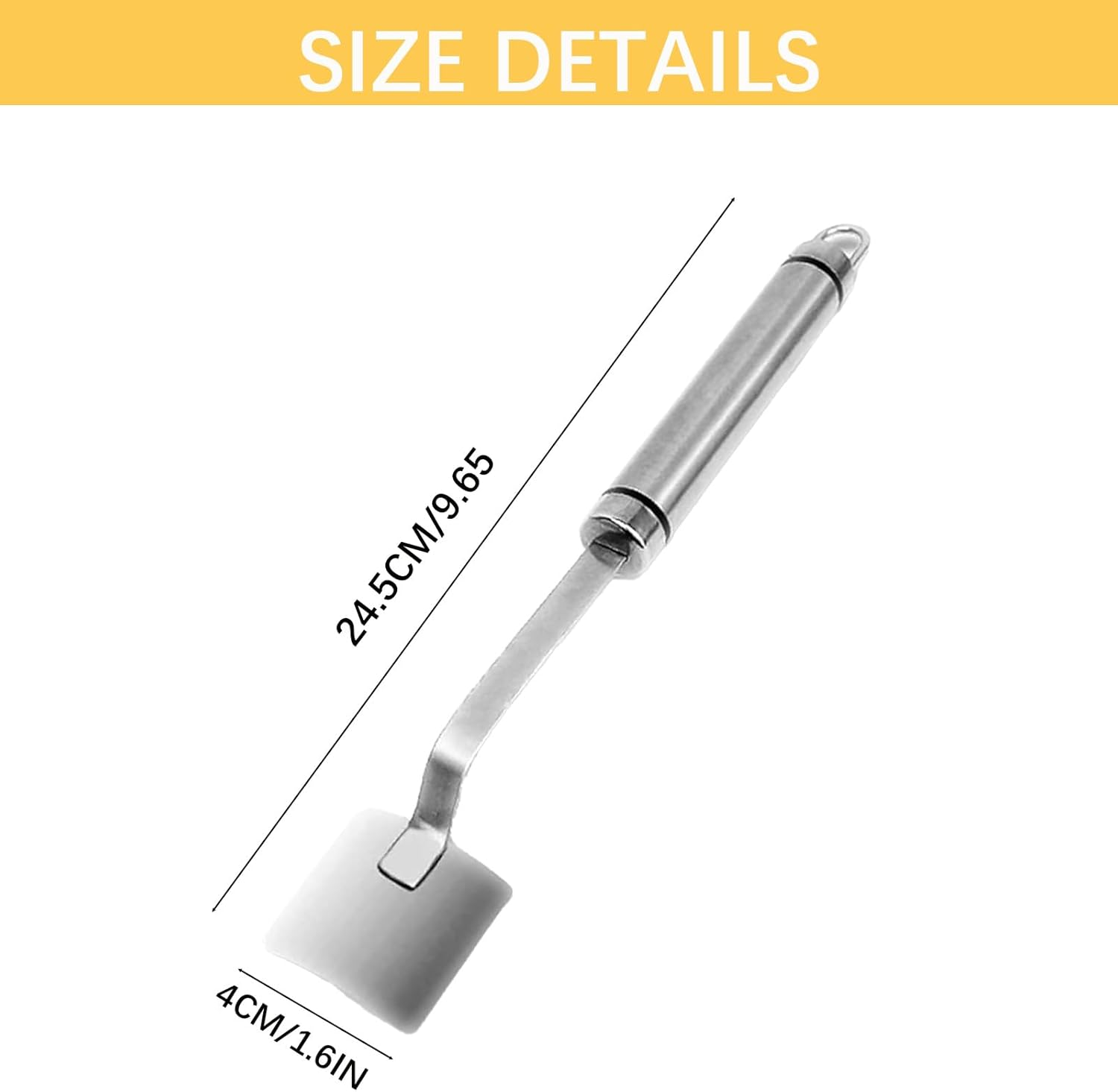 Corn Peeler,Stainless Steel Corn Stripping Tool Ergonomic Corn Remover Kitchen Gadget Quickly Remove Corn Kernels from Corn,Peelers for Kitchen image number 4