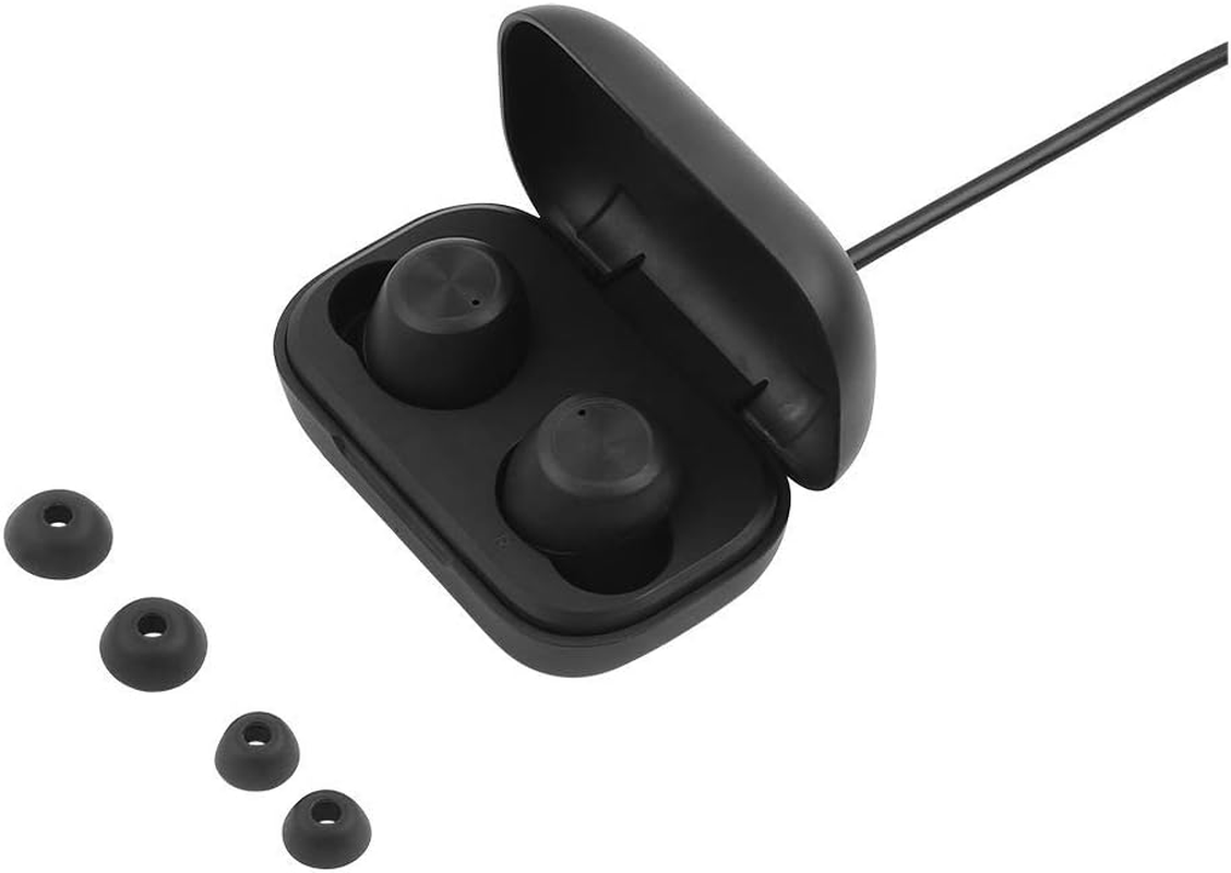 STREETZ TWS-110 Stereo Bluetooth Headphones In-Ear Wireless Headphones, Bluetooth 5.0 Earbuds with Built-In Microphone and Quick Charging Case up to 16 Hours of Music Playback, Comfortable Grip, Black image number 5