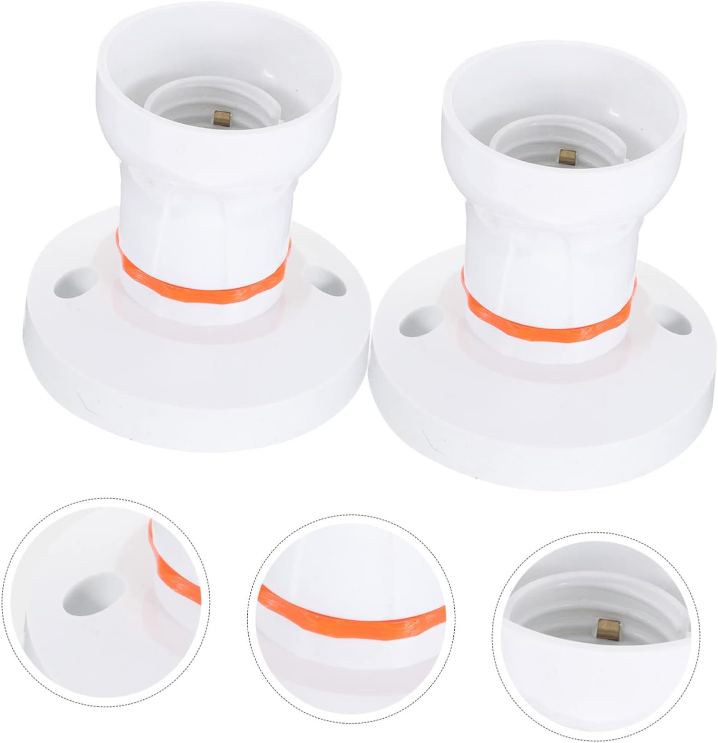 GRIRIW 2-In-1 Light B22 Base Temperature Resistant Sturdy for Lamp Kits Ceiling Batten Lamps image number 4