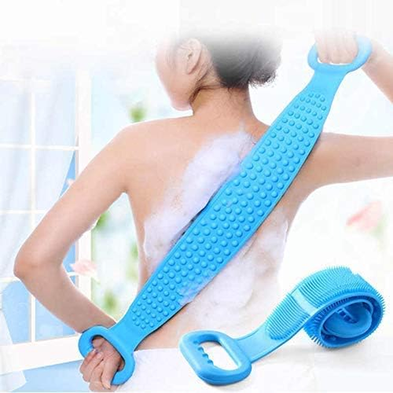 Ivaan Bath Brush Body Wash Brush Back Scrubber Body Washer for Dead Skin Removal for Men Women Kids Unisex (Multicolor) image number 2