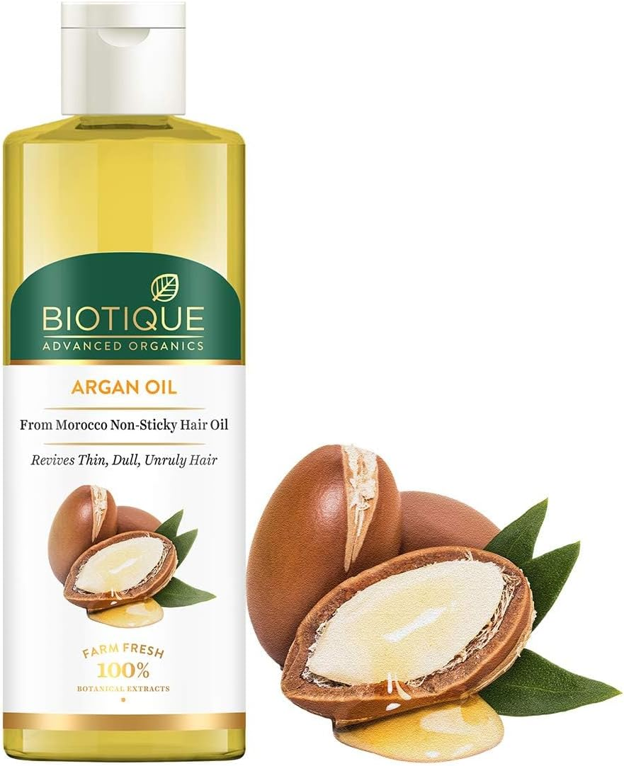 Biotique Argan Oil from Morocco Hair Oil 200Ml image number 2
