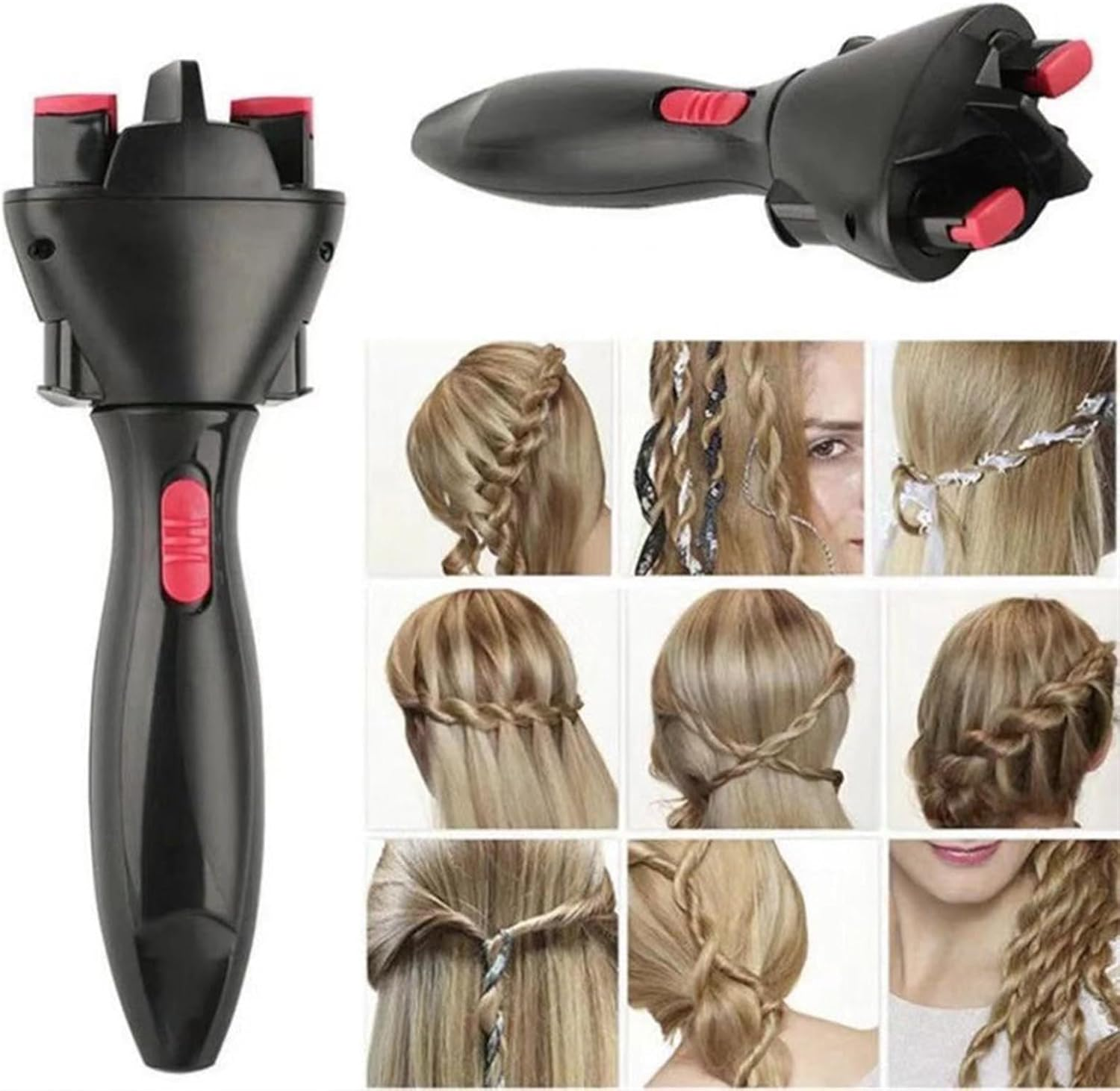 MEFESE Electric Hair Braider DIY Automatic Hair Braider Portable USB Power Supply Hair Machine 2 Gear Adjustment Hair Styling Tools image number 2