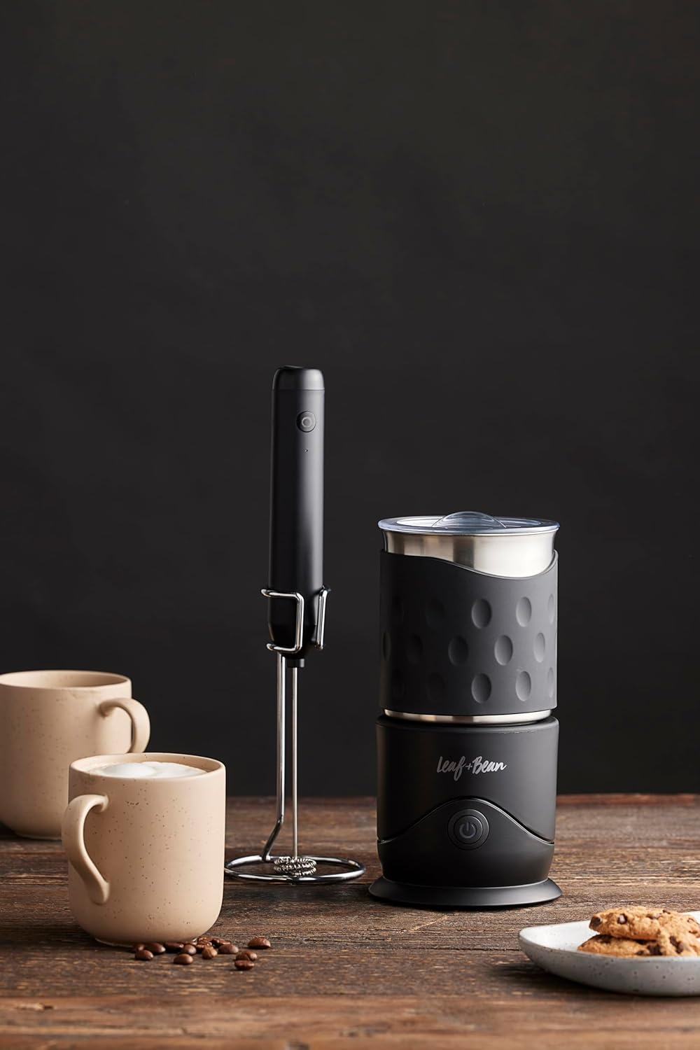 Leaf & Bean 2-In-1 Handheld Rechargeable Milk Frother image number 4