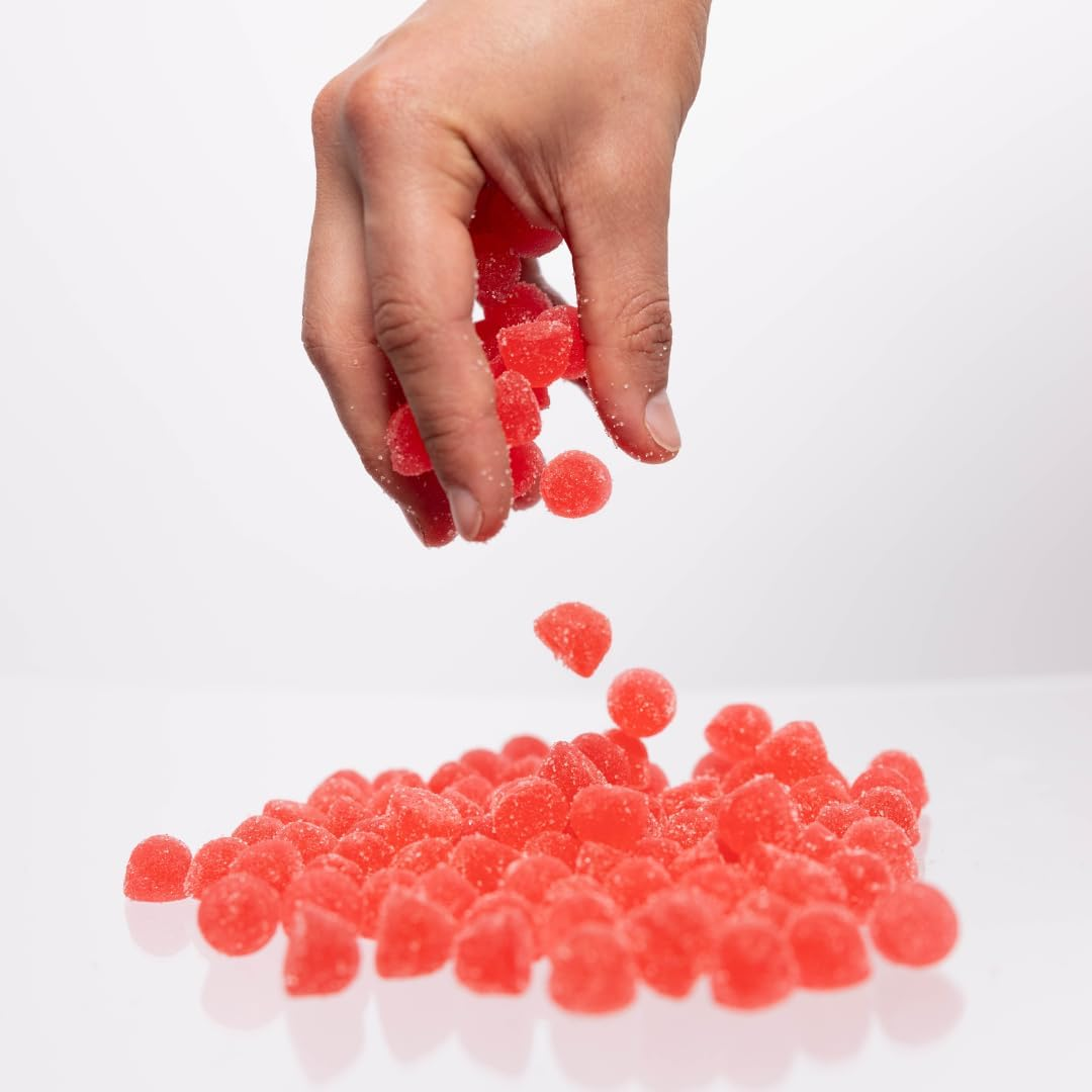 Send It Strawberry Pre-Workout Gummy, Low Calories & Sugar Free, Zero Crash, Zero Bloating & Natural Caffeine, Gluten Free, Vegan, Halal, Kosher image number 1