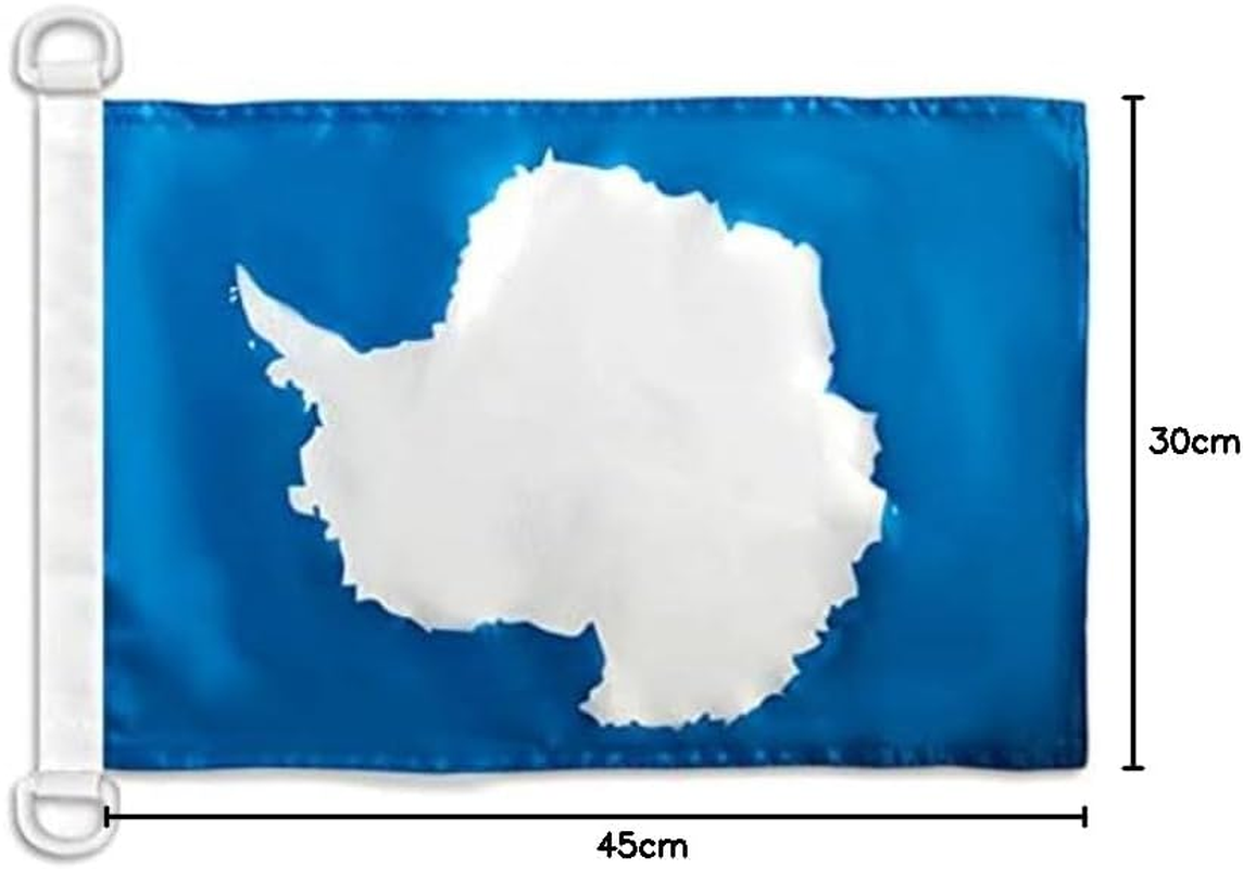 AZ FLAG Antarctic Nautical Flag 18'' X 12'' - Antarctic Continent Flags 30 X 45 Cm - Banner 12X18 in for Boat image number 2