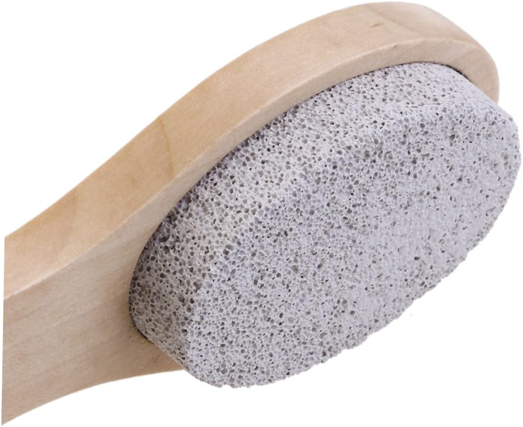 FOMIYES 4-In-1 Foot File Callus Remover Pumice Stone Nail Brush for Foot Exfoliation image number 4