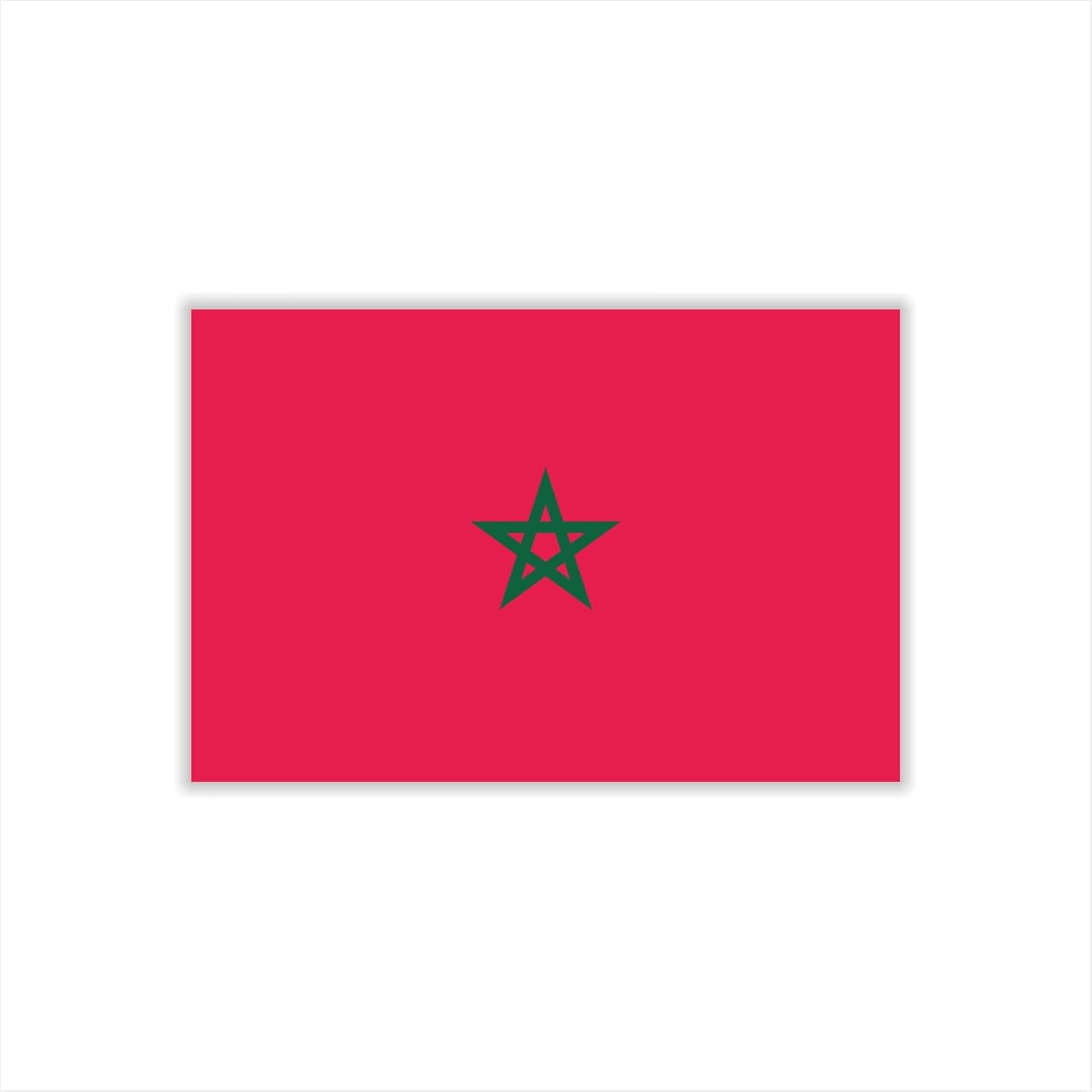 Womaha 30 Temporary Morocco Flag Tattoos Fans Face Tattoo Stickers for Adults Kids Group Activity Props image number 5