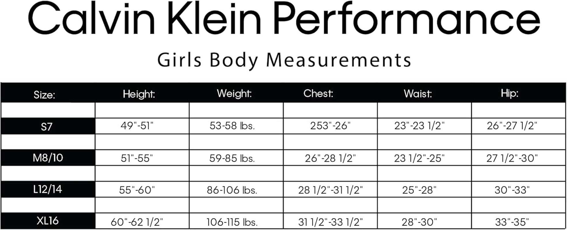 Calvin Klein Girls' Performance Stretch Legging