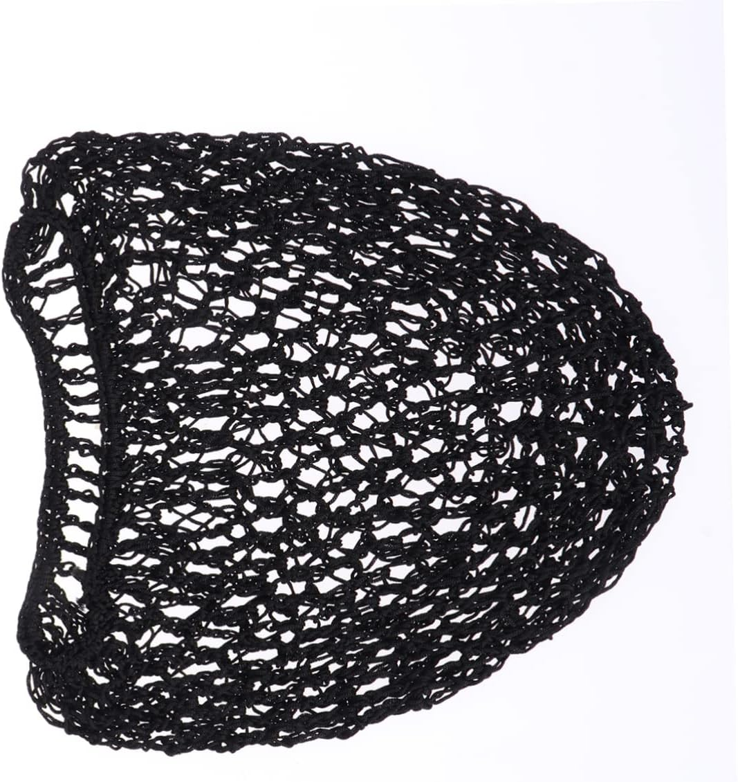 SHERCHPRY Breathable Rayon Hair Net Snood Bands for Sleeping Stretchy Elastic Hair Net Cover Fits for Reenacting Great Present for Family and Friends Black - Red image number 6