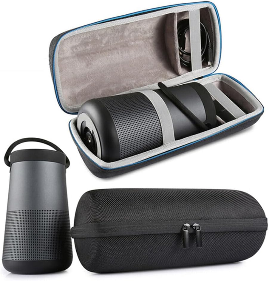 Levigo Bluetooth Speaker Portable Protective Hard Case Compatible with Bose Soundlink Revolve Shockproof Small Bottle Storage Bag image number 5