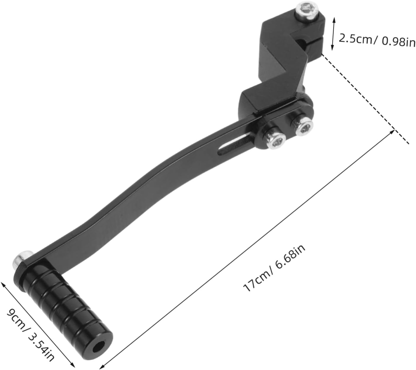 Anneome Motorcycle Gear Lever Motorbike Shifter Dirtbike Shifter Motorcycle Accessories Brake Handle Motorcycle Shifter Accessories for Motorcycles Dirt Bike Gear Black Aluminum Alloy - Black image number 2