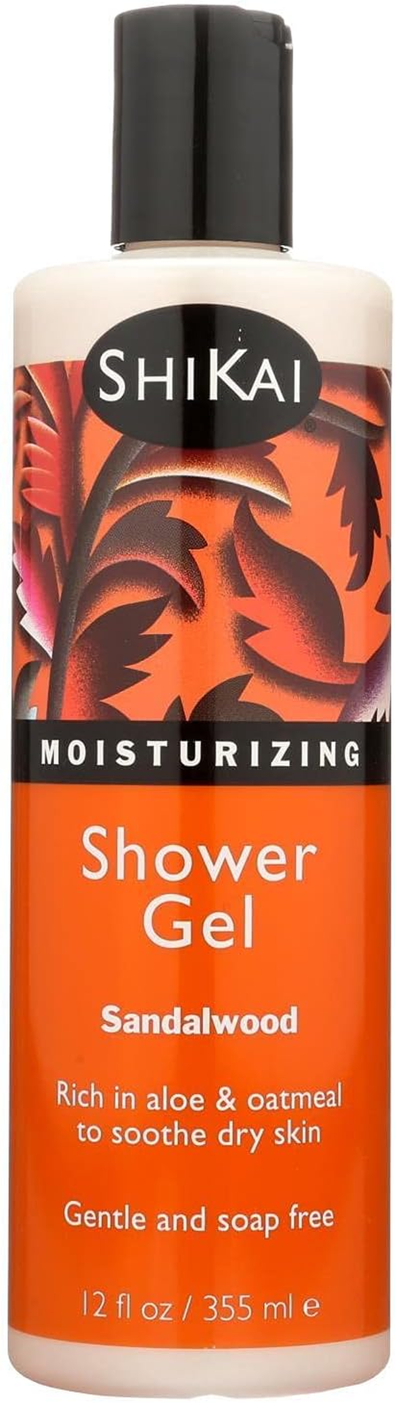 Shikai Moisturizing Shower Body Gel, Sandalwood - 12 Oz image number 2