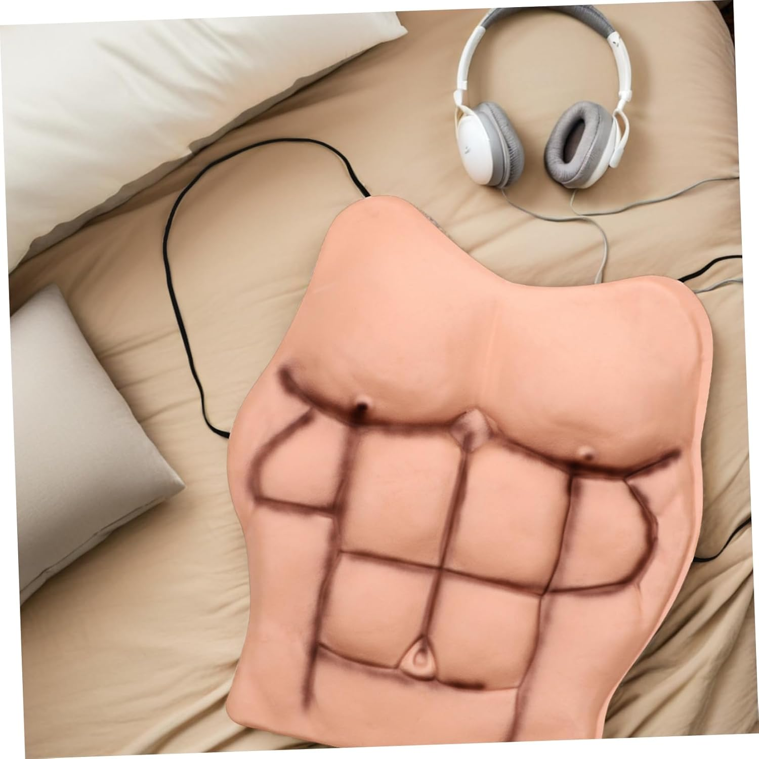 Gadpiparty Fake Abs Halloween Party Costume Artificial Fake Muscle Costume False Muscle Fancy Cosplay Chest Prom Suit for Guys Shirt Short Sleeve 3D image number 1