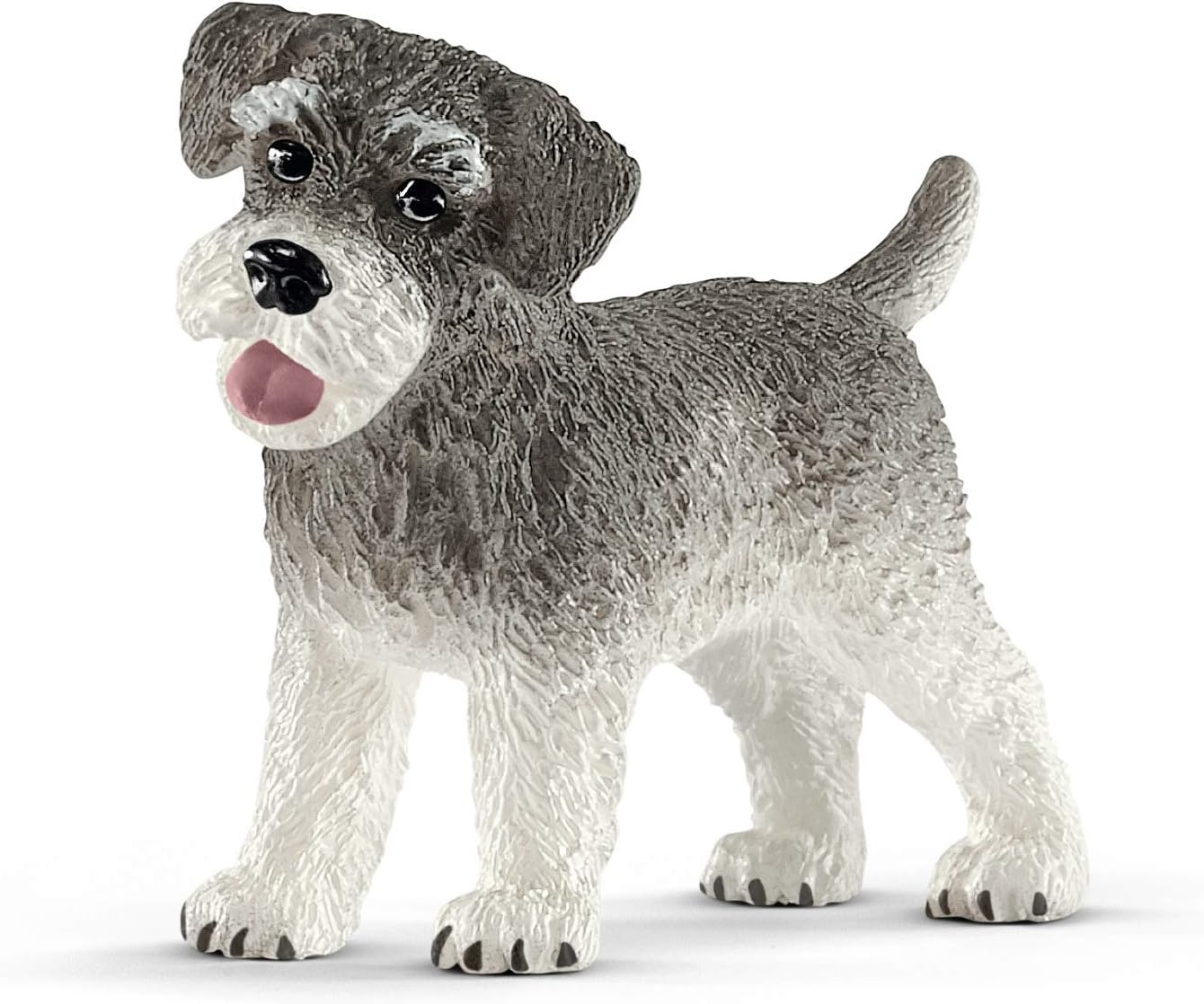 Schleich Farm World, Realistic Cute Dog Toys for Kids Ages 3 and Above, Miniature Schnauzer Toy Figurine image number 4