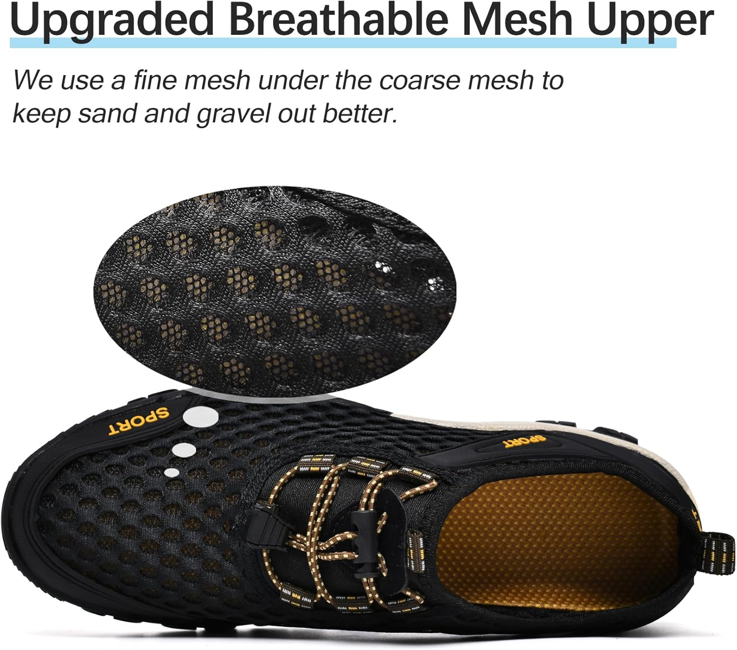 TRAILBLITZ Water Shoes Men Quick Drying Outdoor Hiking Barefoot Boat Footwear Aqua Shoes for Water Sport Waders Diving Hiking Sailing Travel Beach Wading Swimming Fishing Kayaking image number 2