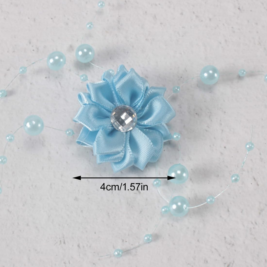 6 Pack Hair Clips for Girls, Flower Hair Clips for Women, Hair Accessories for Weddings for Women and Girls, Pearl Hair Clips, Flower Girl Princess Tiara image number 3